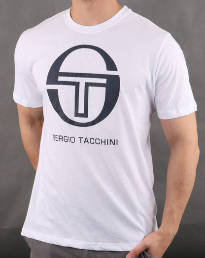 Sergio Tacchini Iberis T-Shirt Weiß/Marineblau