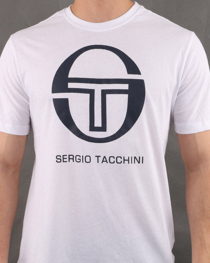 Sergio Tacchini Iberis T-Shirt Weiß/Marineblau