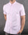 Pretty Green S/Sleeve Oxford Shirt Pink