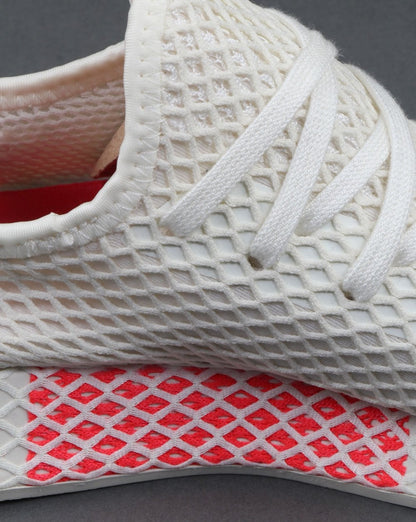 Adidas Deerupt Comfort Sneakers Weiß/Shock Rot