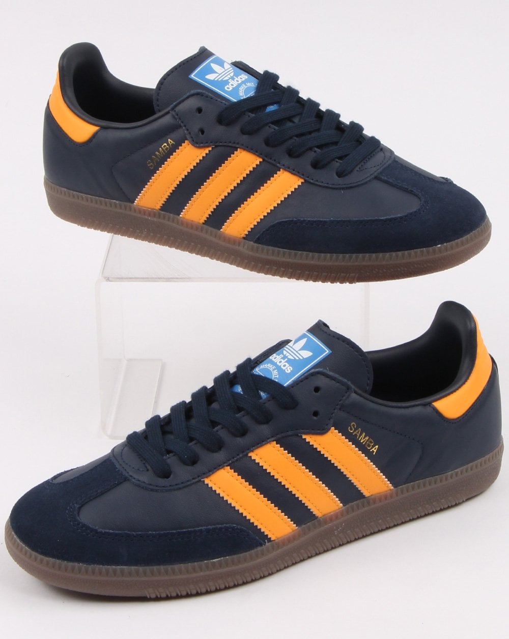 Adidas Samba Og Trainer Marine/Orange