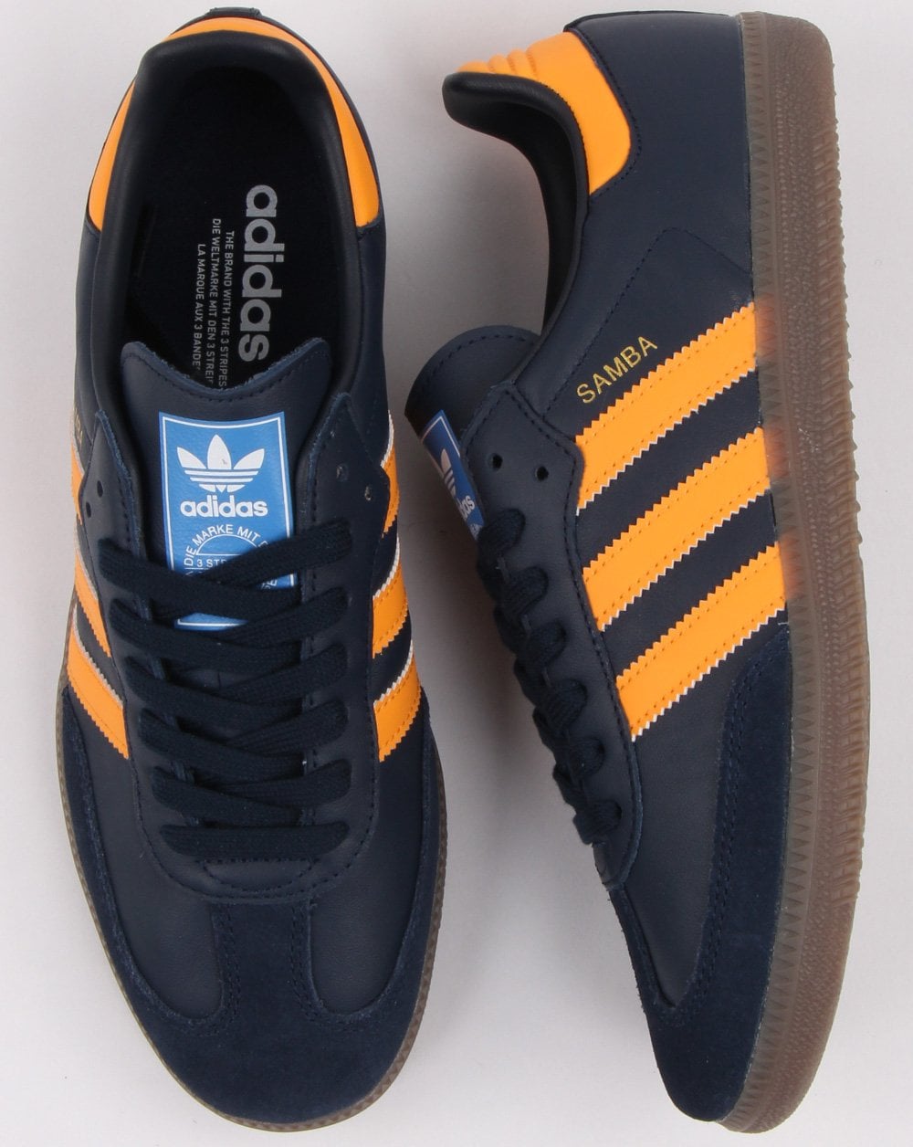 Adidas Samba Og Trainer Marine/Orange