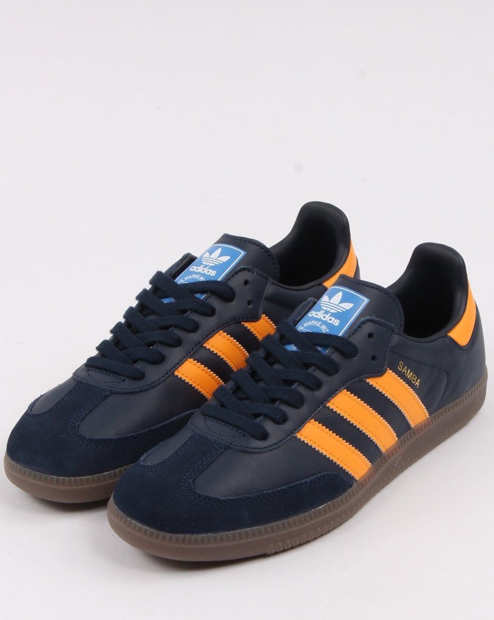 Adidas Samba Og Trainer Marine/Orange