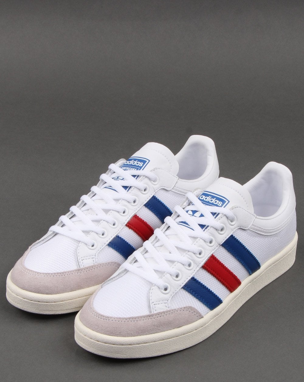 Adidas Americana Low Trainers White/Royal/Red
