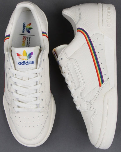 Adidas Continental 80s Pride Sneakers Weiß-Bunt