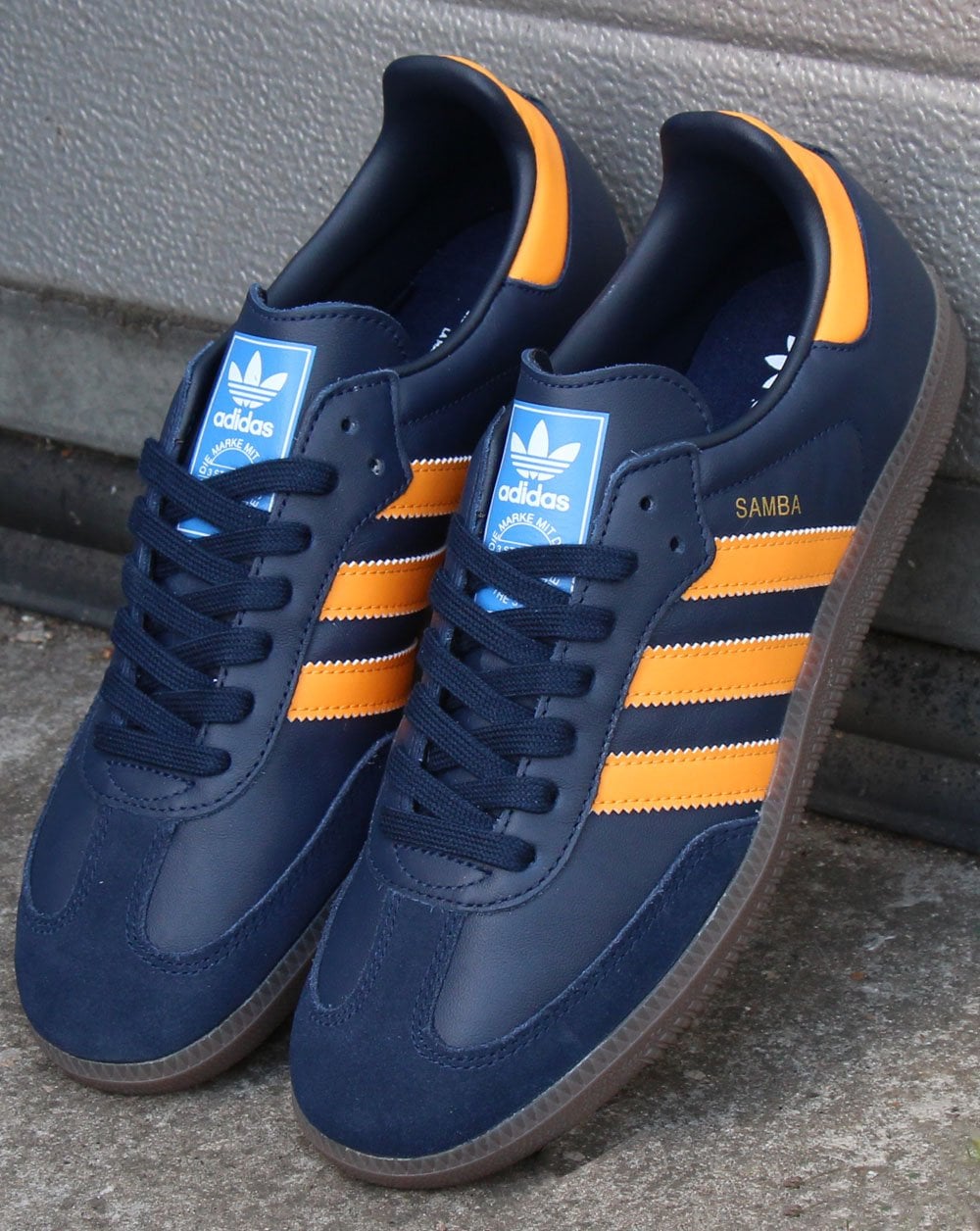 Adidas Samba Og Trainer Marine/Orange