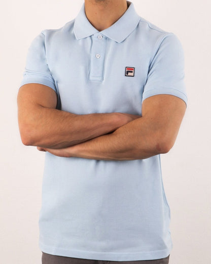 Fila Vintage Dante Poloshirt in weichem Himmelblau