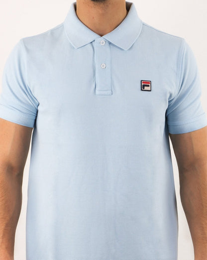 Fila Vintage Dante Poloshirt in weichem Himmelblau