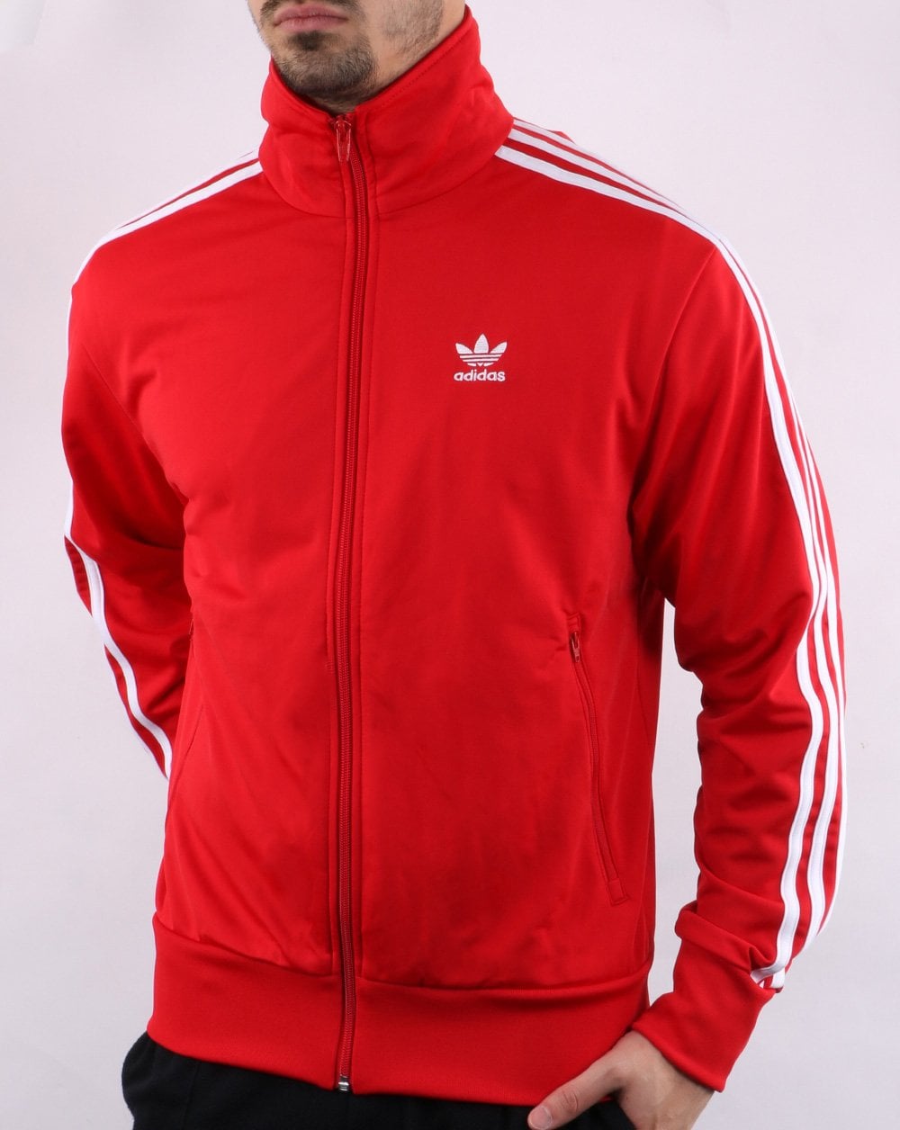 Adidas Originals Firebird Track Top Scarlet Red