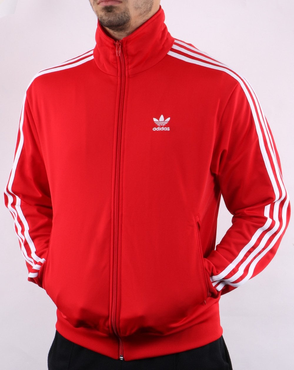 Adidas Originals Firebird Trainingsjacke Scharlachrot