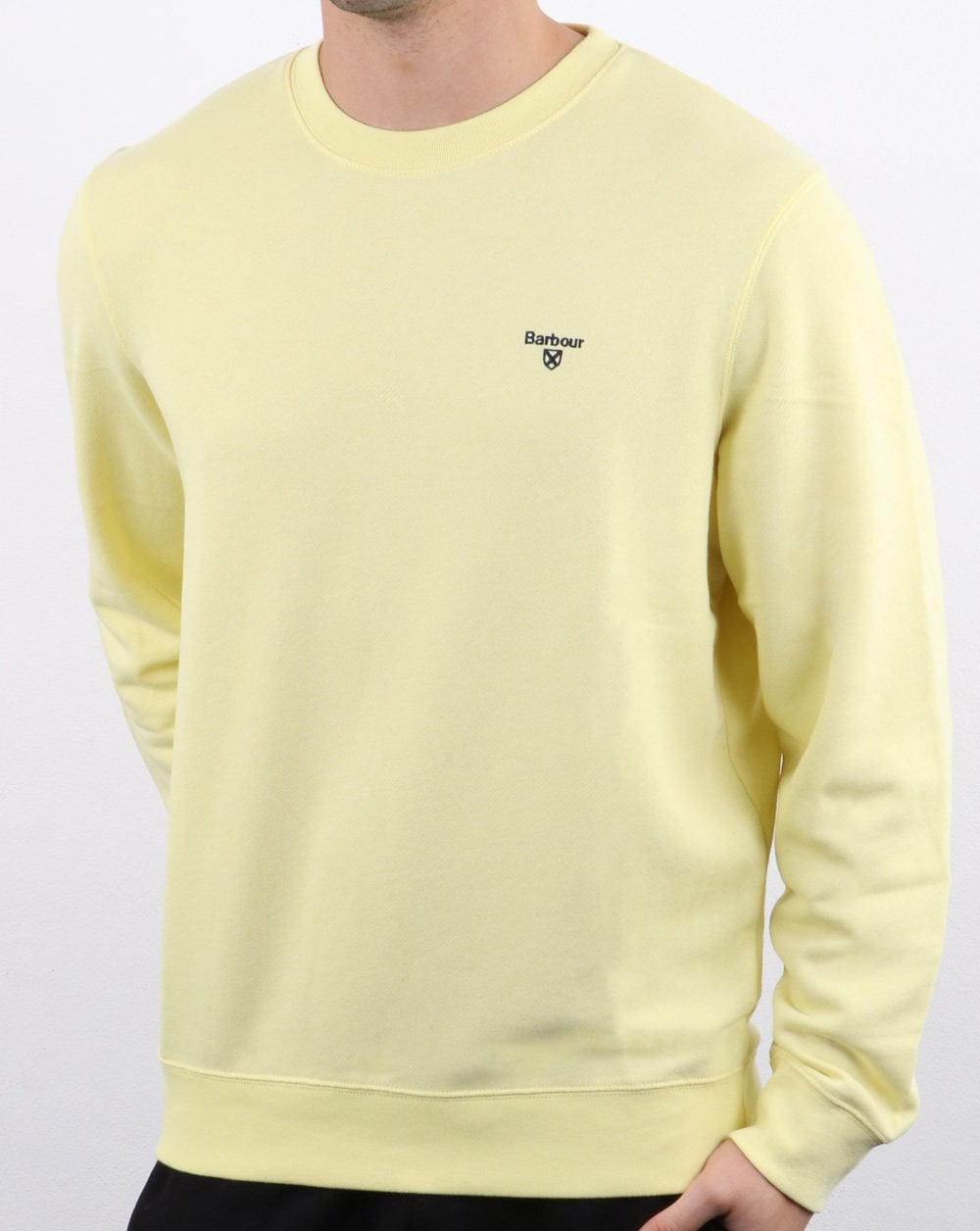 Barbour Seton Crew Sweat Yellow