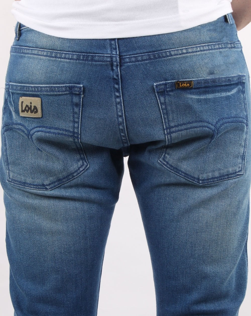 Lois Terrace Regular Taper Jeans Caden – mittlere Waschung