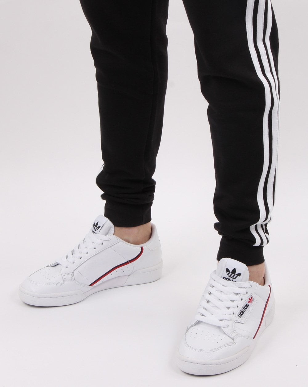 Adidas Originals – Schwarze Jogginghose mit 3 Streifen