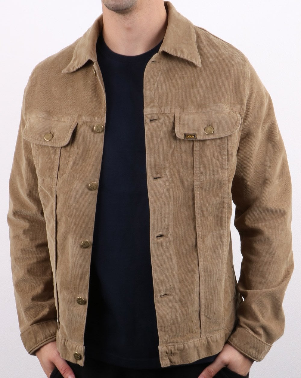 Lois Tejana Needle Cord Jacket Dark Sand