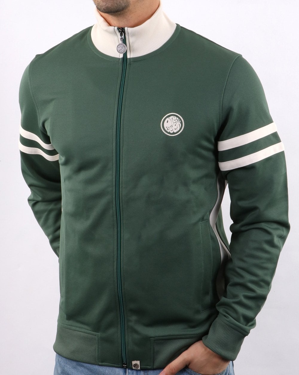 Pretty Green Hawkins Trainingsjacke Grün