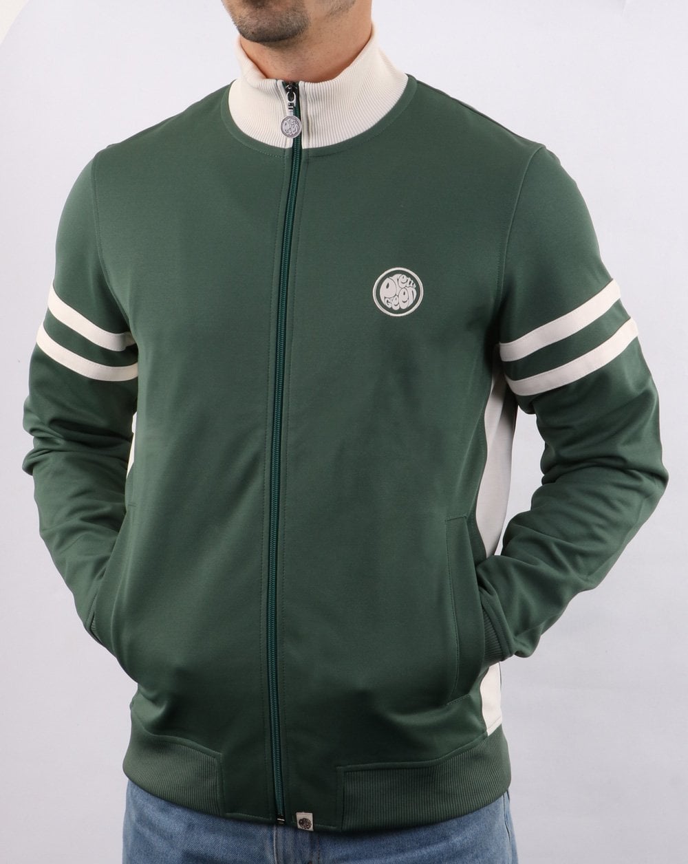 Pretty Green Hawkins Trainingsjacke Grün