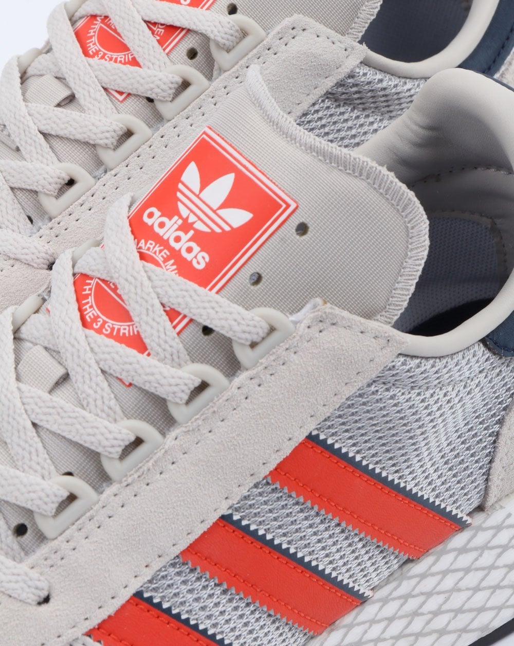 Adidas Marathon Tech Trainers Rohweiß/Orange/Marineblau