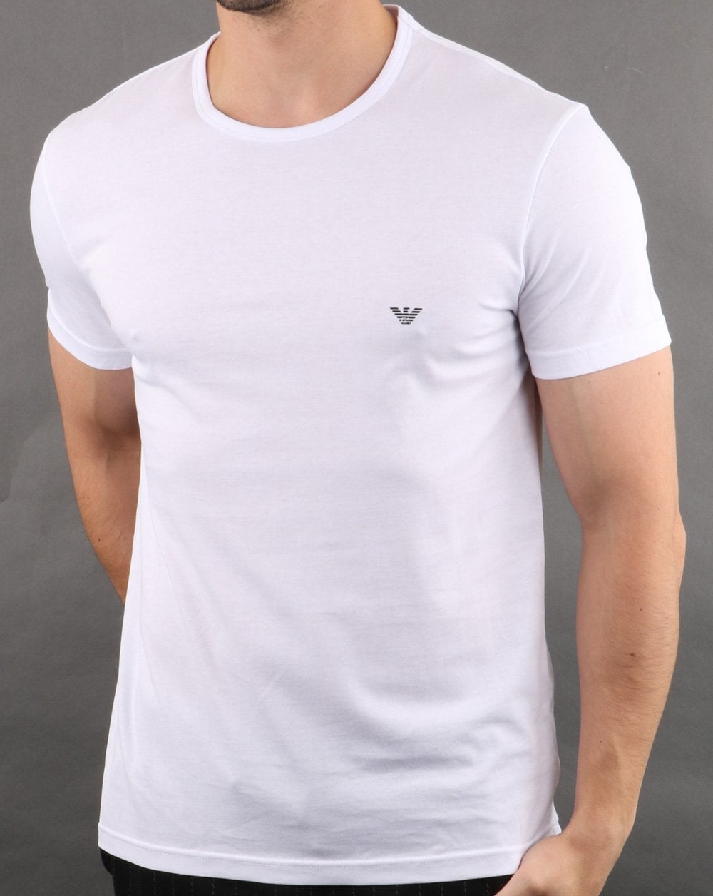Emporio Armani 2er-Pack T-Shirts Schwarz/Weiß