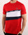 Lacoste Stripe Block T-shirt Red/navy/white