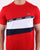 Lacoste Stripe Block T-shirt Red/navy/white