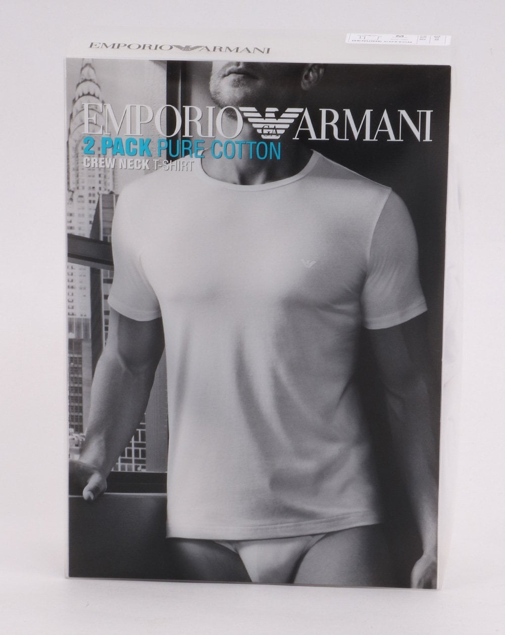 Emporio Armani – 2er-Pack Loungewear-T-Shirts in Weiß