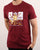 Weekend Offender Leo Gregory T Shirt Claret
