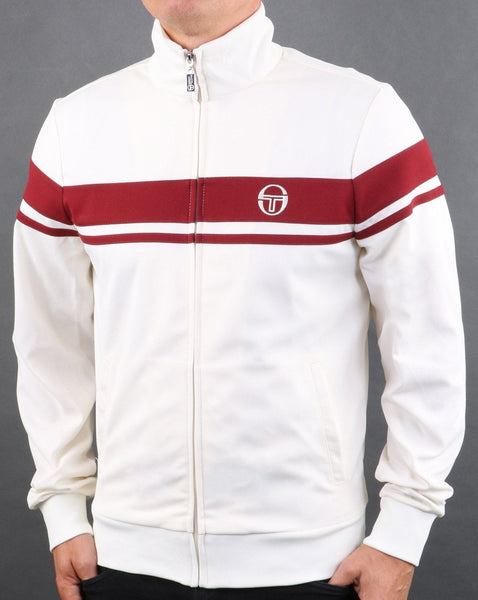 Sergio Tacchini Masters Track Off White/Burgundy