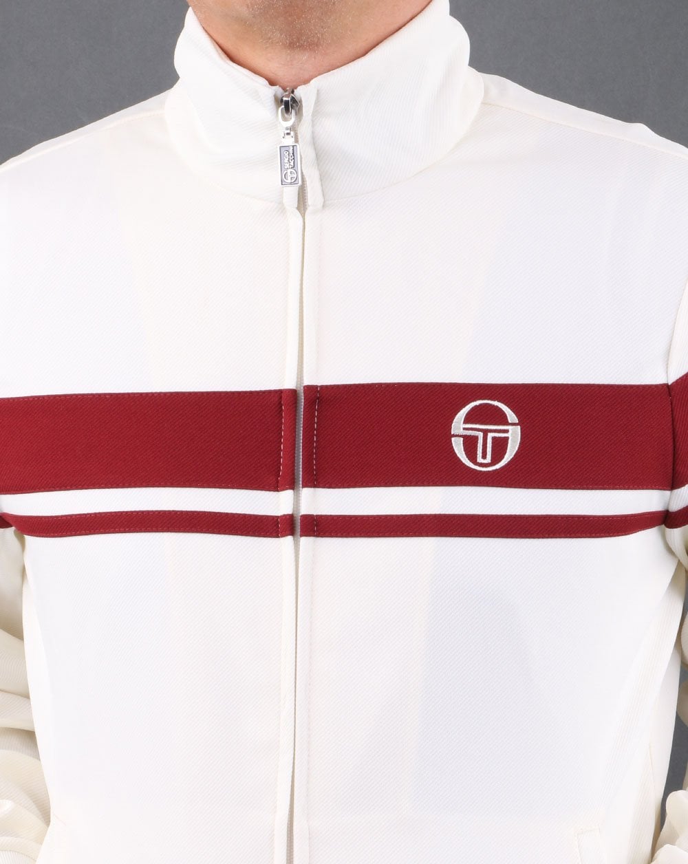Sergio Tacchini Masters Track Off White/Burgund