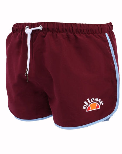 Ellesse Retro Badeshorts Weinrot / Himmelblau