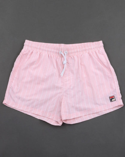 Fila Vintage Pinstripe Badeshorts Rosa