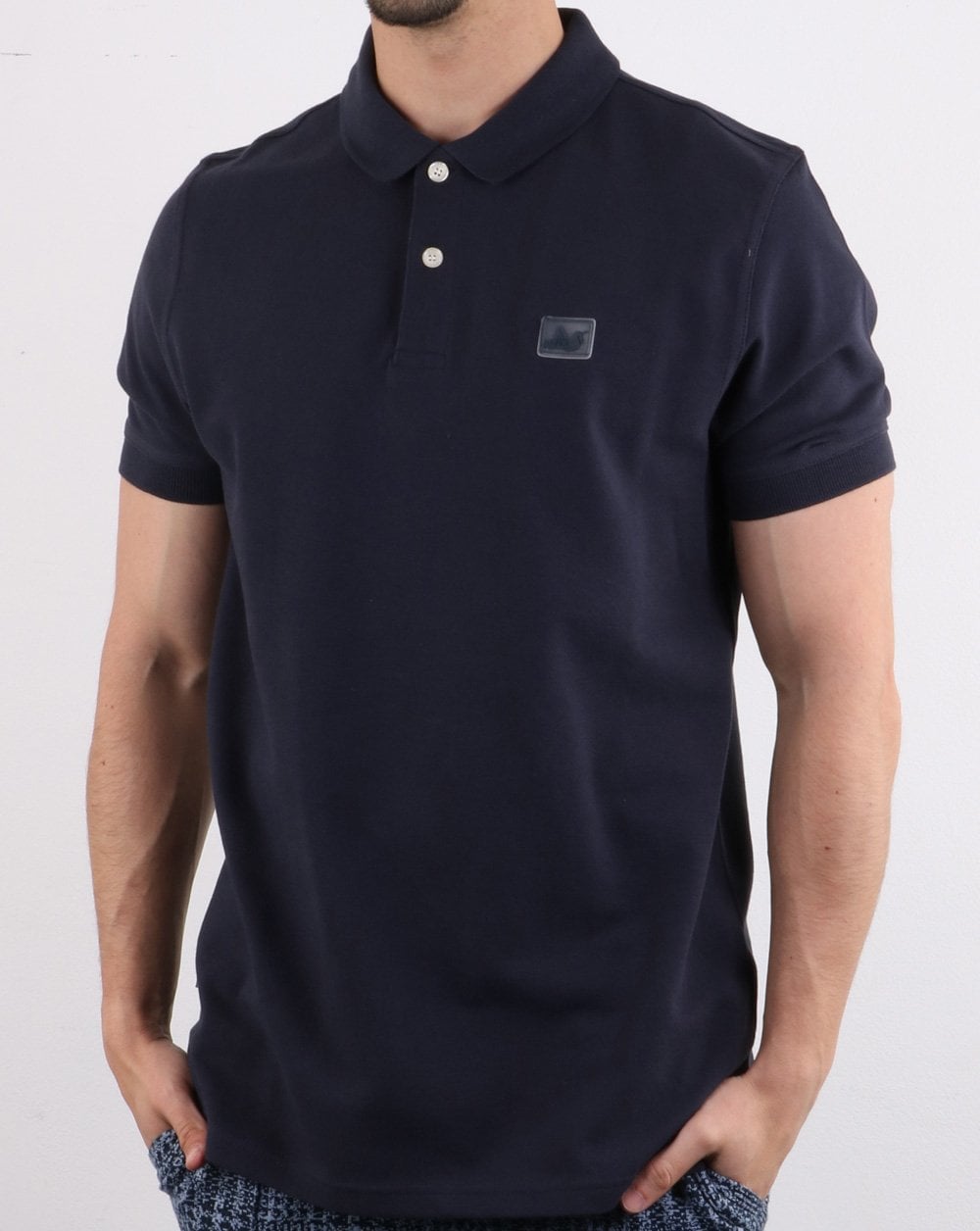 Peaceful Hooligan Quinn Poloshirt Marineblau