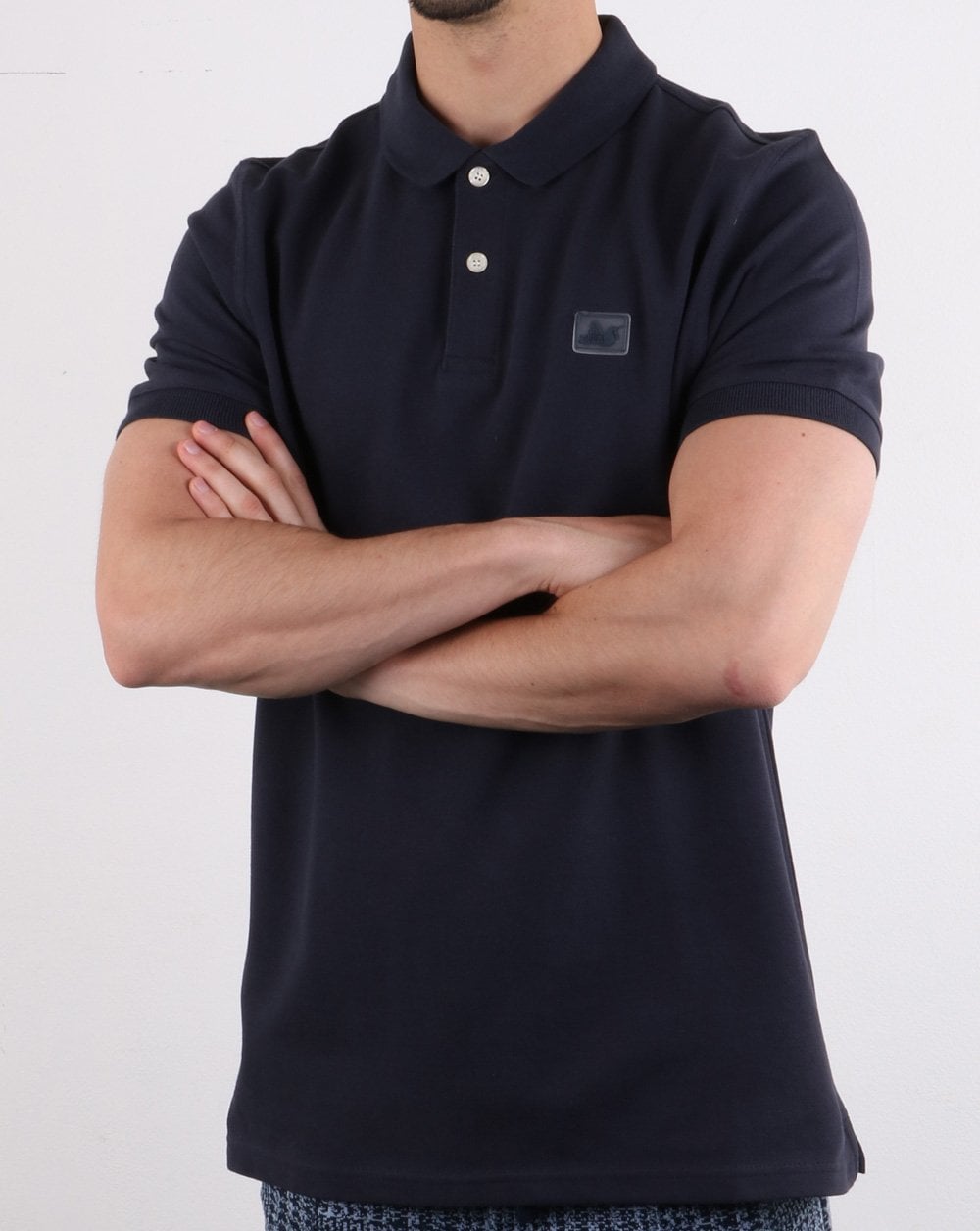 Peaceful Hooligan Quinn Poloshirt Marineblau