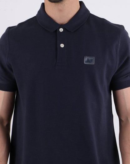 Peaceful Hooligan Quinn Poloshirt Marineblau