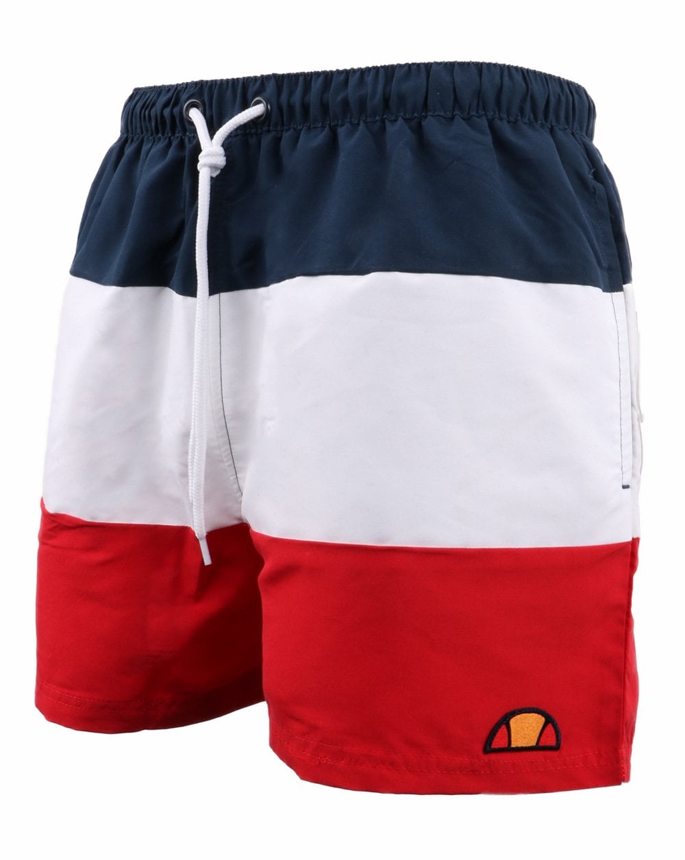 Ellesse Cielo Badeshorts Rot/Weiß/Marineblau