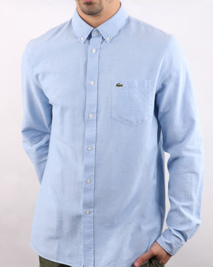 Lacoste Hemd Himmelblau