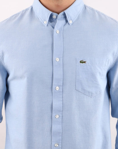 Lacoste Hemd Himmelblau