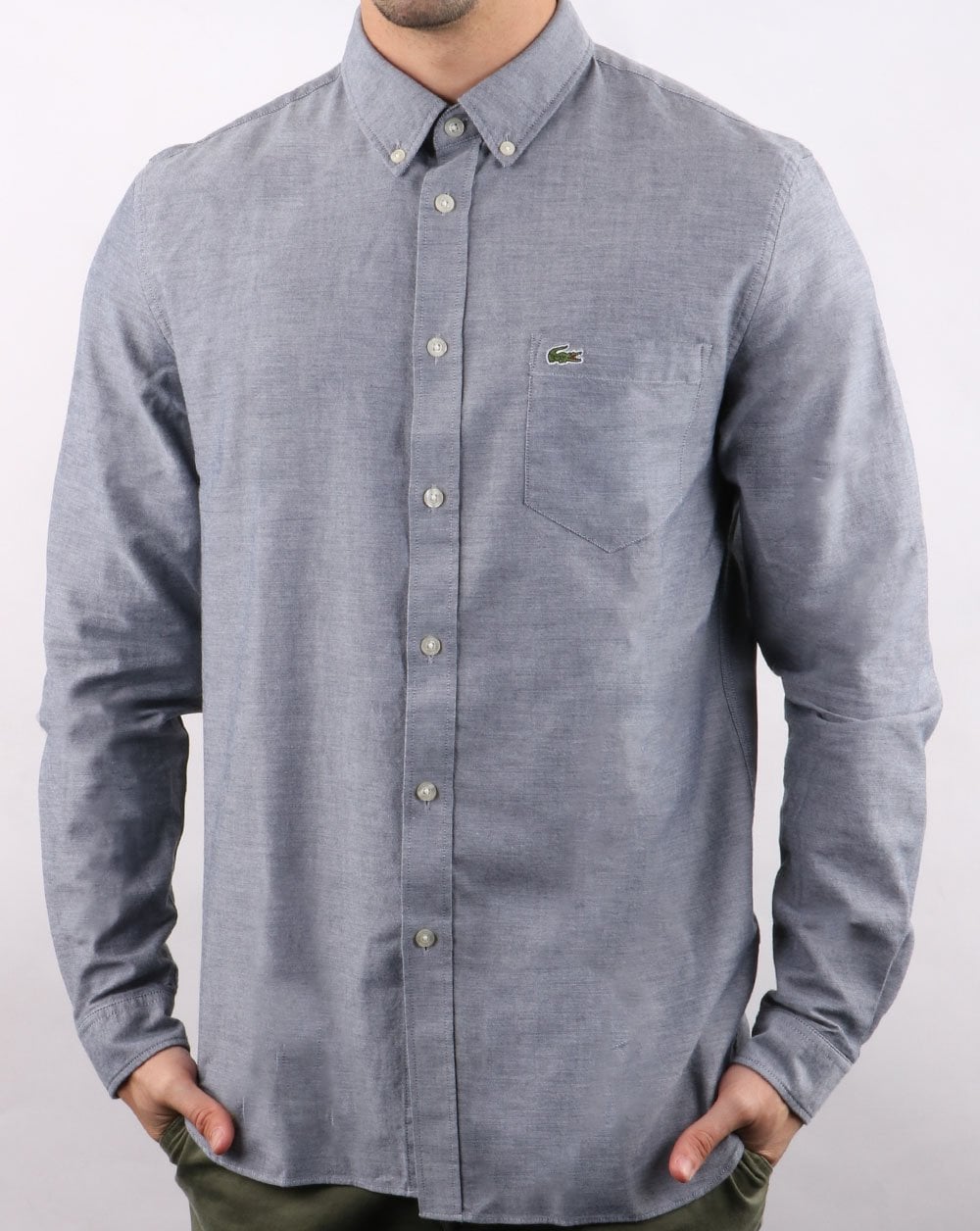 Lacoste Hemd Marineblau