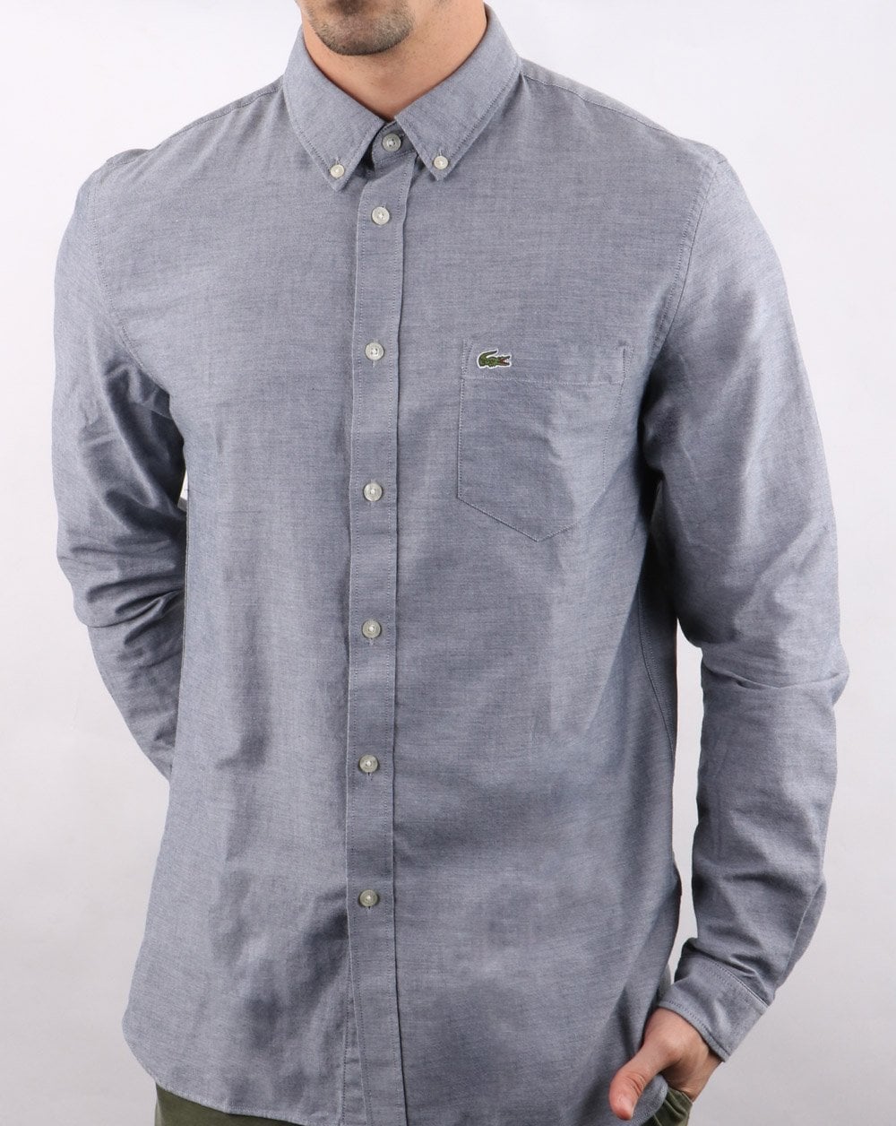 Lacoste Hemd Marineblau