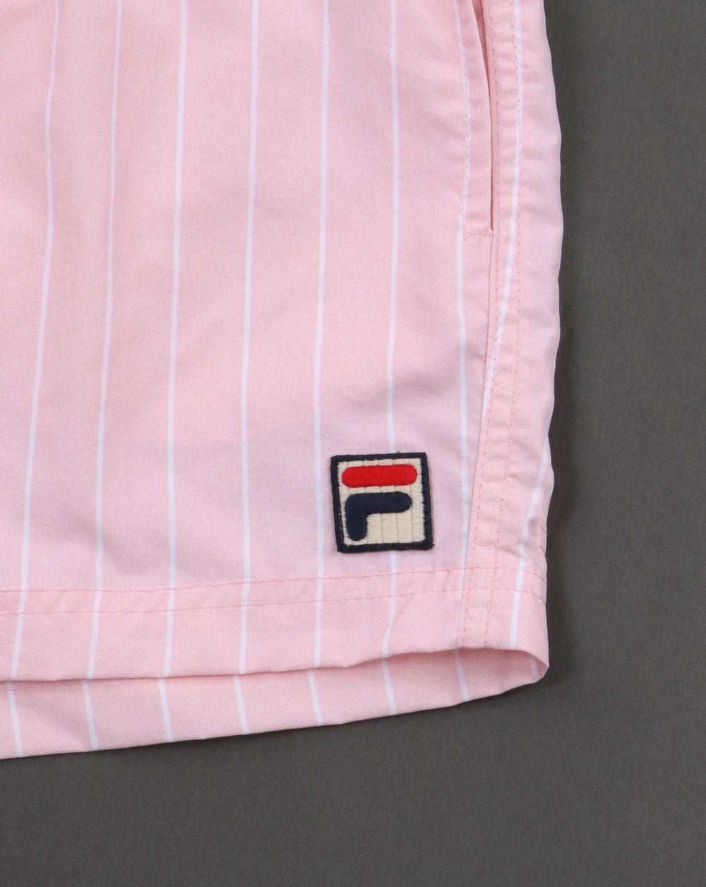 Fila Vintage Pinstripe Badeshorts Rosa