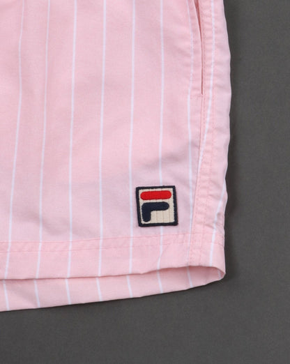 Fila Vintage Pinstripe Badeshorts Rosa