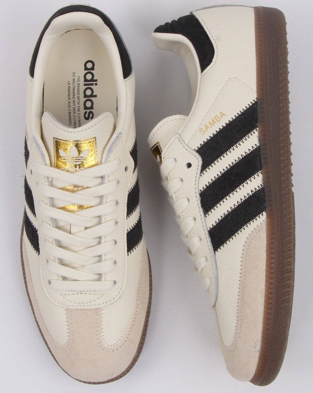 Adidas Samba Og Trainer Off White/Carbon
