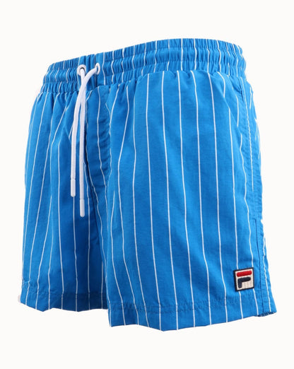 Fila Vintage Pinstripe Badeshorts Blau-Weiß