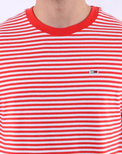 Tommy Hilfiger Classic Stripe T-Shirt Rot / Weiß