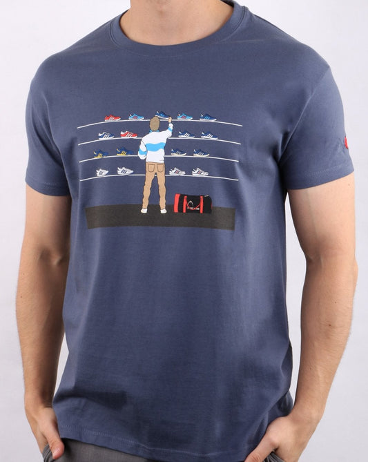 80er Casuals Tales Of Train Journeys T-Shirt Denim