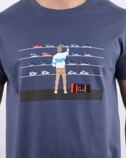 80er Casuals Tales Of Train Journeys T-Shirt Denim