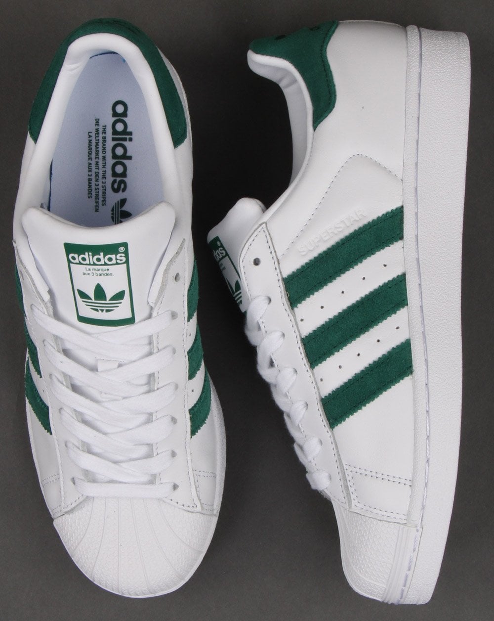 Adidas Superstar Sneakers Weiß/Grün