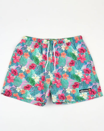 Ellesse – Badeshorts mit Blumenmuster, mehrfarbig
