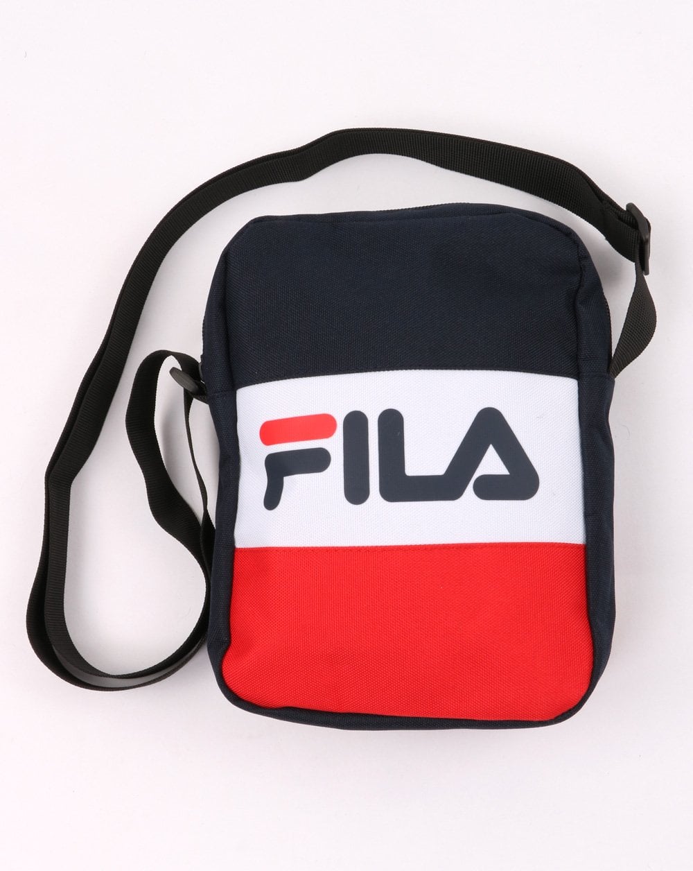 Fila Vintage Sheckles Umhängetasche Marineblau/Rot/Weiß
