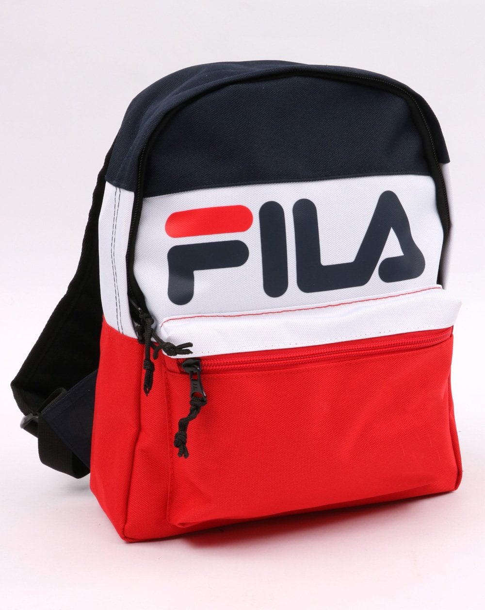 Fila Vintage Kleiner Rucksack Marineblau/Rot/Weiß