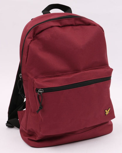 Lyle And Scott Farbiger Rucksack in Burgunderrot